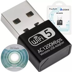 UNBRANDED WIFI na USB adapter 1200Mbps Izoxis 19181 