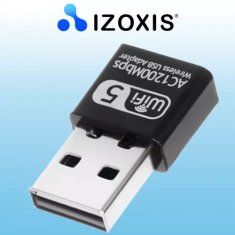 UNBRANDED WIFI na USB adapter 1200Mbps Izoxis 19181 