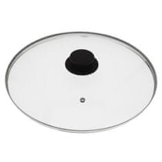 Pokrov 30cm / steklo, inox rob
