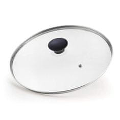 Pokrov 30cm / steklo, inox rob