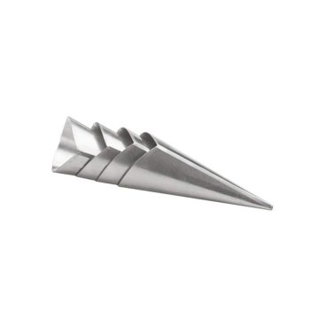 Eva Model za šamrole stožec 11,3x4cm / 4 kos / inox
