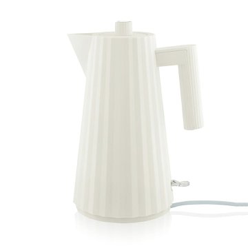 Alessi Plisse grelnik vode 1,7l / 2400W / bel / termoplastika