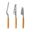 Boska Set 3kos noži za sir Amigo (20,5 - 25,5cm) / inox, les