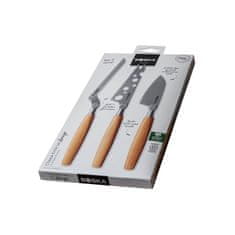 Boska Set 3kos noži za sir Amigo (20,5 - 25,5cm) / inox, les
