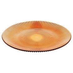 UNBRANDED Desertni krožnik iz jantarnega stekla 21 cm 