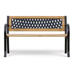 UNBRANDED Vrtna klop z naslonjalom 125 x 77 x 49 cm Kavč Elion 