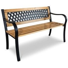 UNBRANDED Vrtna klop z naslonjalom 125 x 77 x 49 cm Kavč Elion 