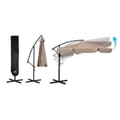 shumee Zložljiv vrtni senčnik, 6 delov, 350 cm, s prevleko, Plonos PL-880