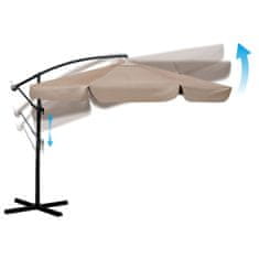 shumee Zložljiv vrtni senčnik, 6 delov, 350 cm, s prevleko, Plonos PL-880