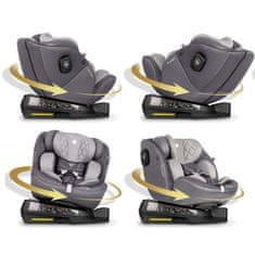 shumee Avtosedež Nukido Prestige Line siv 0-36 kg ISOFIX