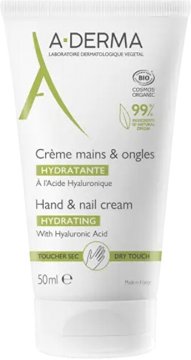 A-Derma Krema za roke in nohte s hialuronsko kislino (vlažilna krema za roke in nohte) 50 ml