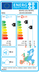 Beko BEHPG 125/ BEHPG 126 klimatska naprava