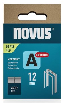 Novus Sponke za tapetniški spenjač Tip A 53/12, 800 kos, super trde
