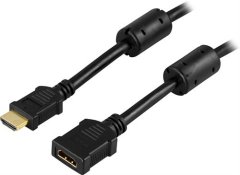 UNBRANDED DELTACO HDMI podaljšek, 5m - črn 
