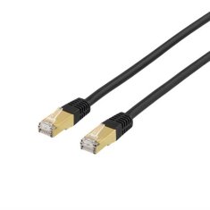 UNBRANDED DELTACO Cat7 mrežni kabel, 1m, črn 