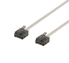 UNBRANDED DELTACO Cat6a patch kabel, ploščat, 5m, siv 