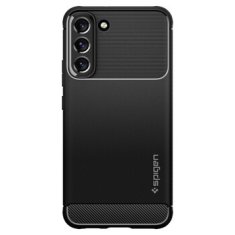 UNBRANDED Ovitek Spigen Rugged Armor za Galaxy S22 - črn 