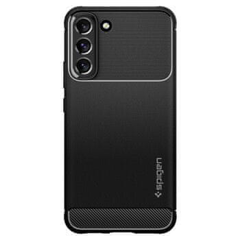 UNBRANDED Ovitek Spigen Rugged Armor za Galaxy S22 - črn