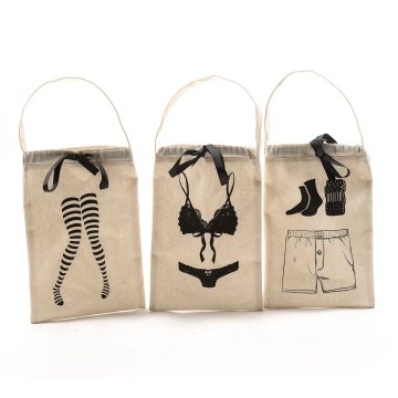 Mhome Essentials vreča za spodnje perilo 30x20cm / več vzorcev / poliester, bombaž