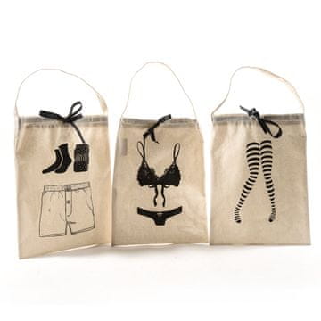 Mhome Essentials vreča za spodnje perilo 40x30cm / več vzorcev / poliester, bombaž