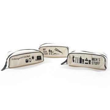 Mhome Essentials kozmetični etui 20x8x8cm / več vzorcev / poliester, bombaž