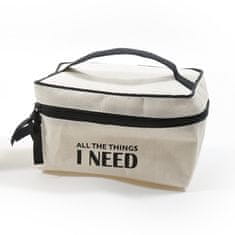 Mhome Essentials torba lepotna Beauty 24x16x17cm / več vzorcev / poliester, bombaž