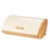 Brandani Posoda za kruh 30,5x24,5xh16cm / slonovina / kovina, les