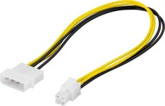 UNBRANDED DELTACO adapterski kabel 4-polni na ATX12V(P4), 30 cm 