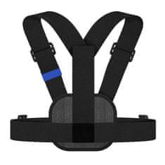 TELESIN Chest Strap prsni trak za športne kamere, črn