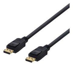 UNBRANDED Deltaco DisplayPort kabel 4K UHD, DP 1.2, 2m - črn 