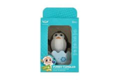 Teddies Roly Poly pingvin iz plastike 8cm z zvokom 0m+
