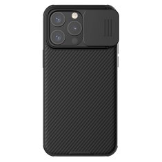 UNBRANDED Magnetni ovitek Nillkin za iPhone 15 Pro Max CamShield z zaščito za kamero - črn 