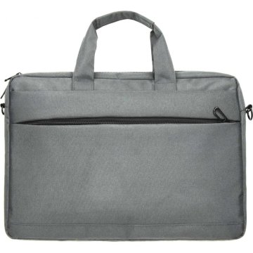 A DESIGN Poslovna torba Otta z vodoodpornim materialom in predalom za prenosnik, siva