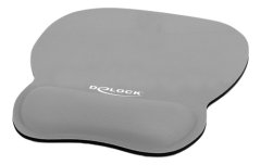 UNBRANDED DeLOCK podloga za miško z naslonom za zapestje, 245x206 mm - siva 
