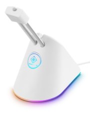 UNBRANDED Deltaco Gaming RGB Mouse Bungee za Kabel miške - Bel/RGB 