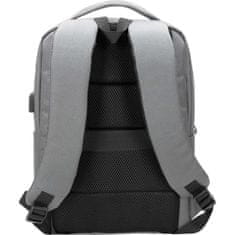 A DESIGN Poslovni nahrbtnik Moss z zračnim hrbtiščem in prostorom za prenosnik, siv