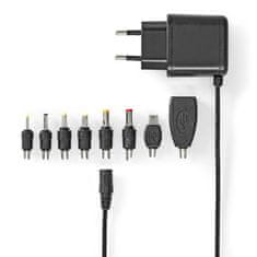 UNBRANDED Univerzalni napajalnik Nedis, 12,5 W - črn 