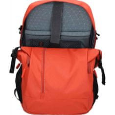 A DESIGN Športni nahrbtnik AVIOR 26L z USB vhodom in podloženim predalom za prenosnik, oranžen