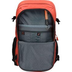 A DESIGN Športni nahrbtnik AVIOR 26L z USB vhodom in podloženim predalom za prenosnik, oranžen