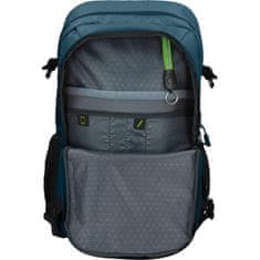 A DESIGN Športni nahrbtnik AVIOR 26L z USB vhodom in podloženim predalom za prenosnik, temno moder