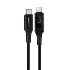 UNBRANDED Acefast USB-C na Lightning MFI kabel, 30W, 3A, 1,2m - črn 