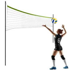 UNBRANDED Mreža in stojalo za odbojko in badminton, 570 cm 
