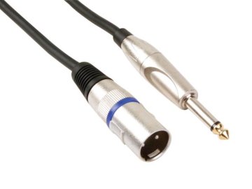 UNBRANDED Xlr kabel - Xlr moški na vtičnico 6,35 mm - mono - 6 M