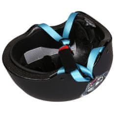 Disney DISNEY Stitch Črna otroška kolesarska čelada, lahka, nastavljiva, športna za dečka 52-56 cm 