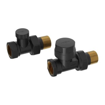 IFS Termostatski ravni ventil 1/2"| Črn | Mexen