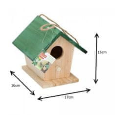 UNBRANDED Lifetime Garden Gnezdilnica 17x16x15 cm 