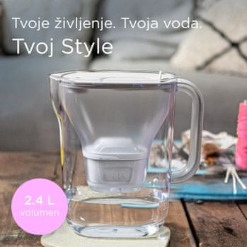  Brita Style vrč za filtriranje vode, 2,4 l, moder