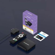 Farrot Oddajnik pametnega TV sprejemnika H96 max Android 14, Wifi 6, HDMI, 2/16 GB Google 4K