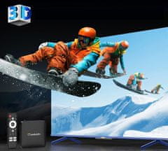 Farrot Oddajnik pametnega TV sprejemnika H96 max Android 14, Wifi 6, HDMI, 2/16 GB Google 4K