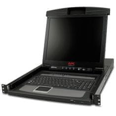 APC AP5808 17'' LCD 8-portna 1U analogna KVM mrežno stikalo-switch konzola